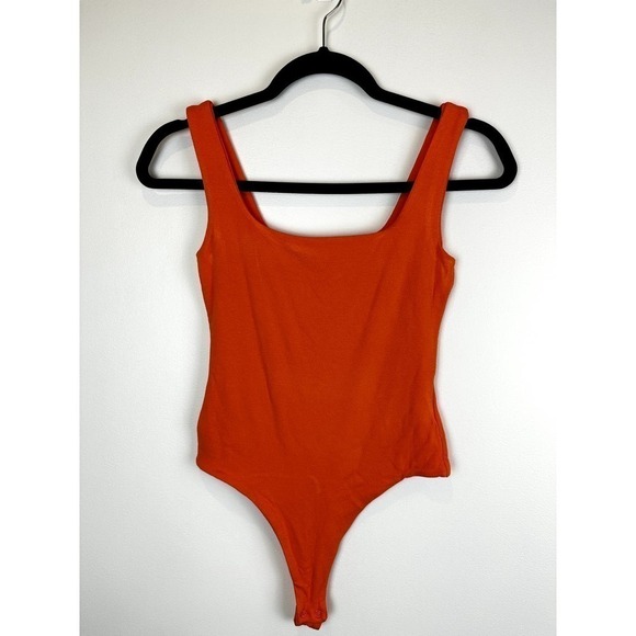 NWOT Naked Wardrobe Snatched So Good Bodysuit ORG SML - Picture 1 of 5
